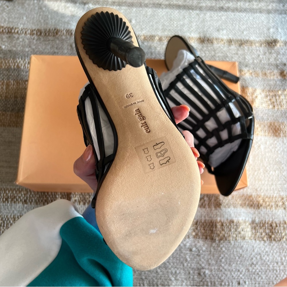 Cult Gaia Ark Sandal in Black, Size 39 (US 9) - Picture 8 of 9